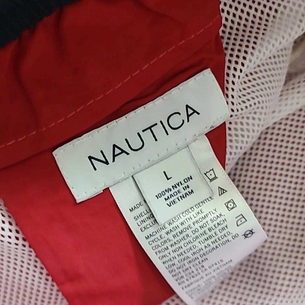 Nautica Red Swim‎ Trunks size large